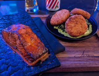 Cedar Plank #salmon from @aragontavern #lnk