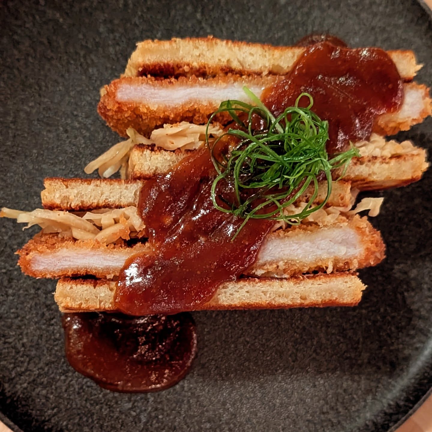 Pork katsu sando from @dish #lnk